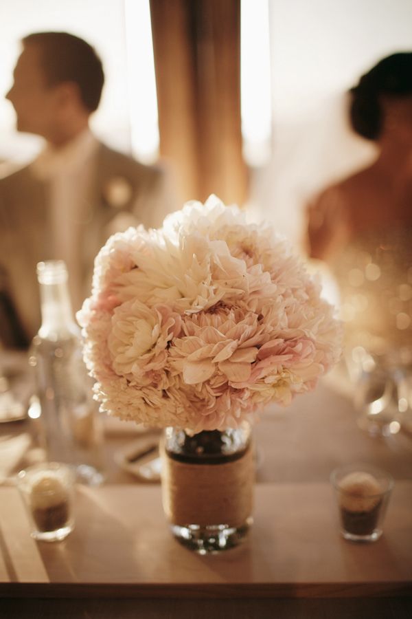 Elegant Blakc And Blush Pink Summer Wedding