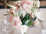 Elegant Blakc And Blush Pink Summer Wedding