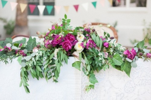 Elegant Bohemian Garden Wedding Inspirational Shoot