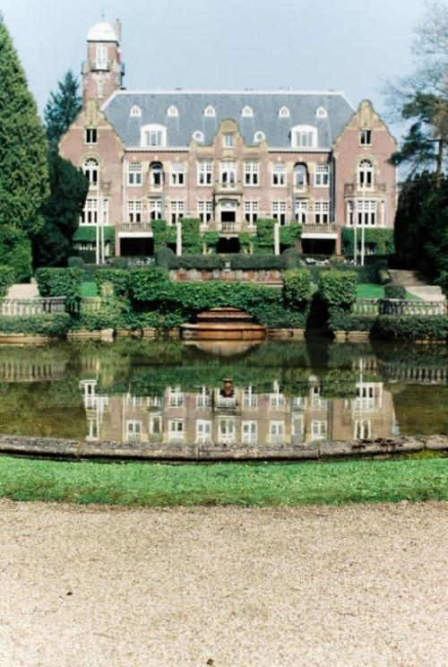 Elegant Dusky Blue Wedding Inspiration At A Dutch Castle