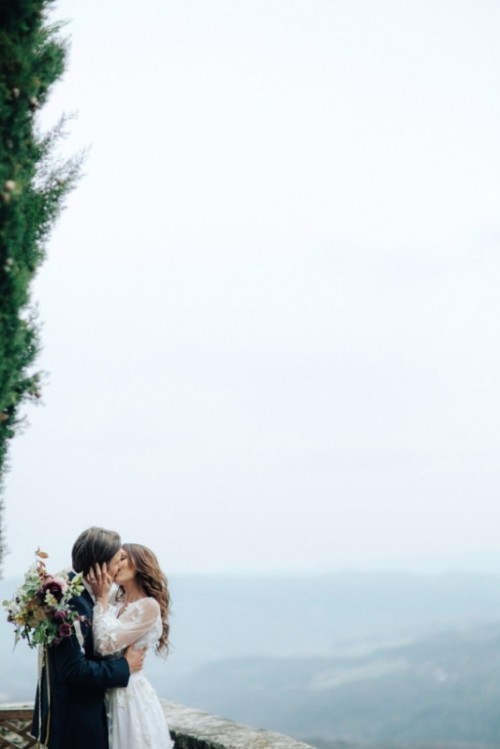 Elegant Fall Tuscany Themed Wedding Inspiration