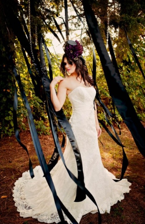 Elegant Tim Burton Styled Wedding Inspiration