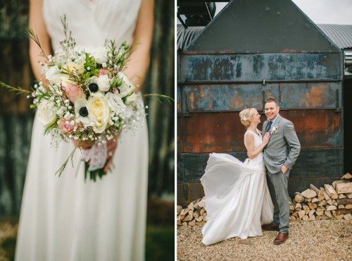 Elegant Wedding With Hints Of Navy And Polka Dots