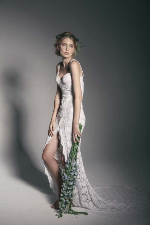 Enchanting ‘Crown Of Flowers’ Fashion Bridal Inspiration
