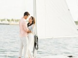 Enchanting Sailboat Engagement Session In Miami