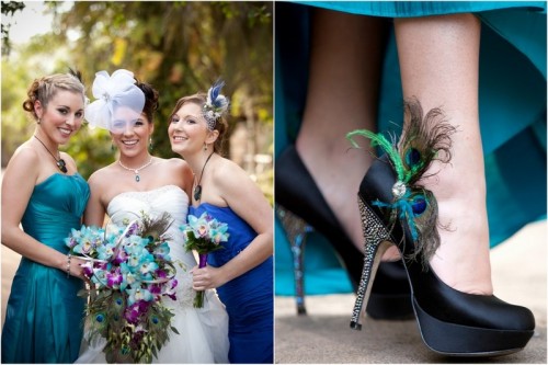 Exciting Peacock Themed Wedding At The Zoo