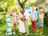 Extraordinary And Cheerfully Bright Summer Garden Wedding Inspiration