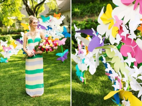 Extraordinary And Cheerfully Bright Summer Garden Wedding Inspiration