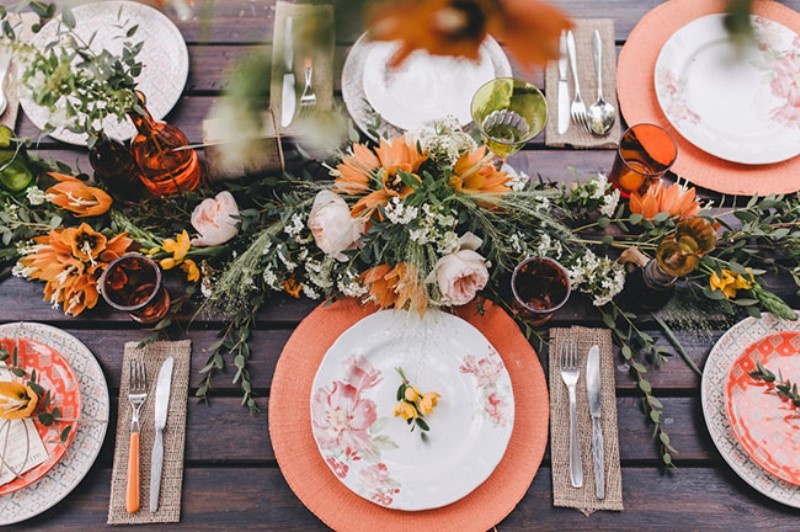 Picture Of fall rustic and retro inspired italian wedding shoot  16
