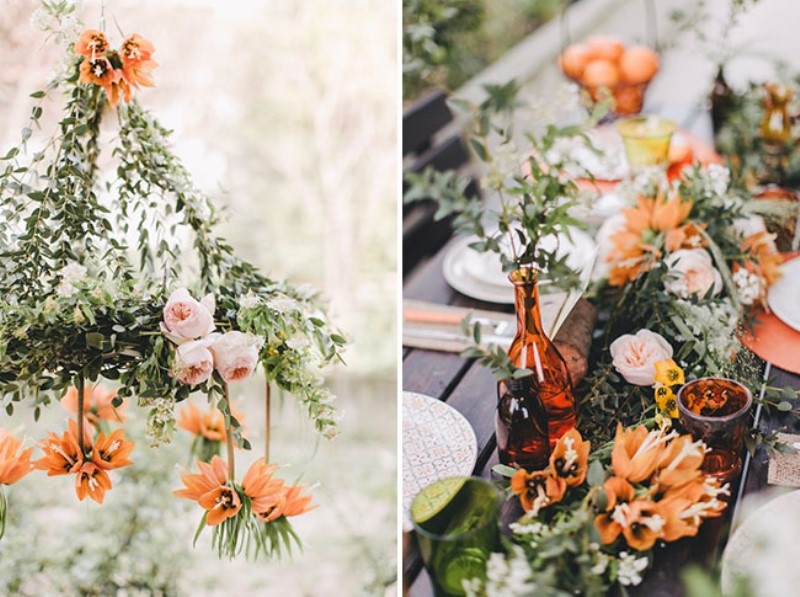 Picture Of fall rustic and retro inspired italian wedding shoot  19