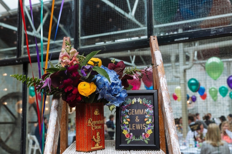 Fun and colorful frida kahlo inspired wedding in london  17