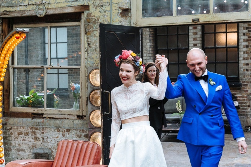 Fun and colorful frida kahlo inspired wedding in london  26