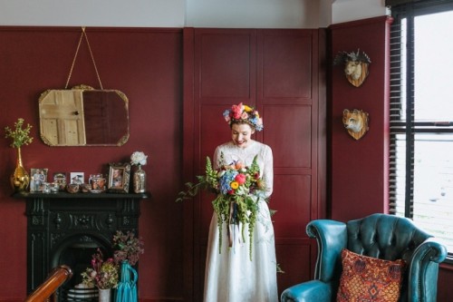 Fun And Colorful Frida Kahlo Inspired Wedding In London