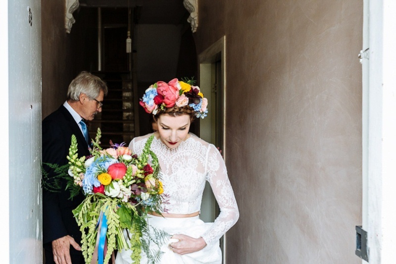 Fun and colorful frida kahlo inspired wedding in london  9
