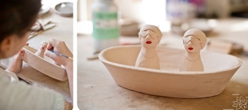Funny Cake Toppers By Sessi Bee Ceramics