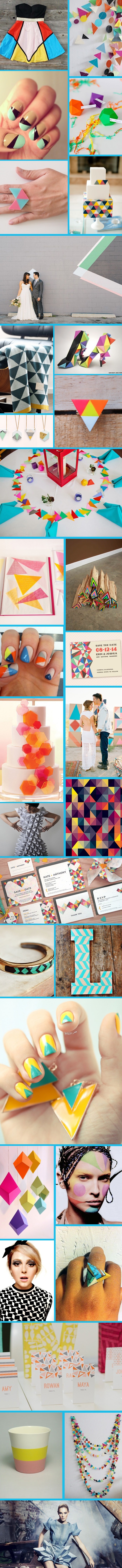 Geometric Shapes Wedding Ideas