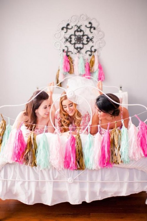 Girly And Cheerful ‘Will You Be My Bridesmaid?’ Slumber Party