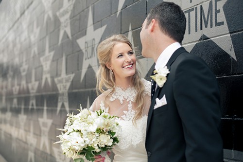 Glam Black And White Wedding With Timeless Decor