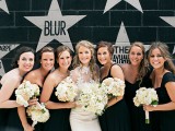 Glam Black And White Wedding With Timeless Decor