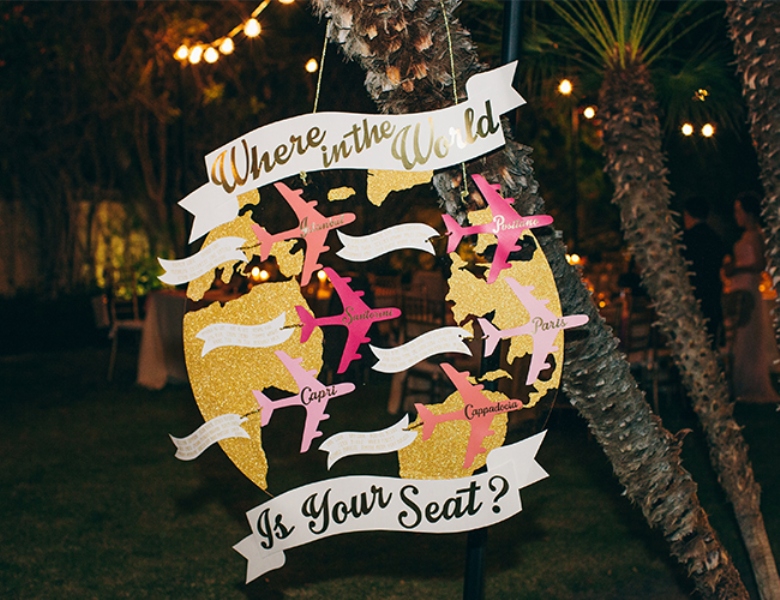 Picture Of glamorous and vivid pink palm springs wedding  27