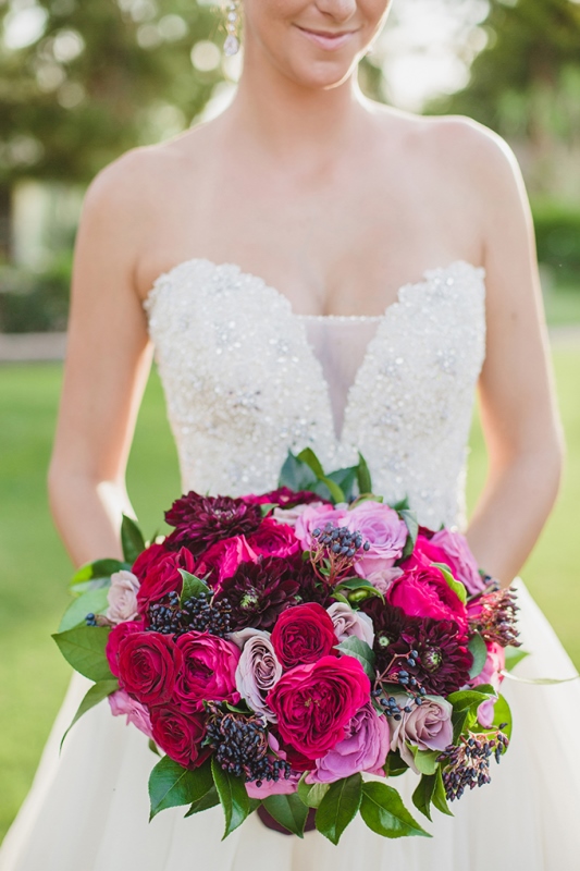 Picture Of glamorous red and purple wedding inspiration  2