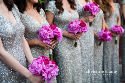 Glamorous Sequin Bridesmaid Dresses