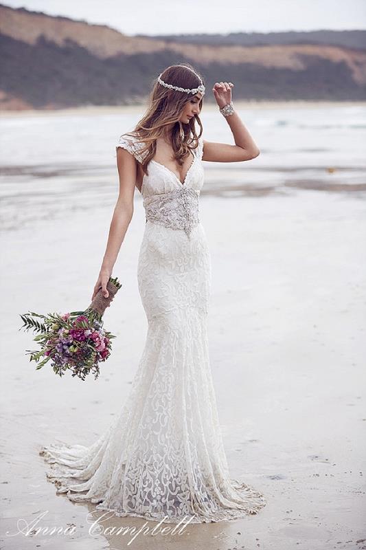 Picture Of glamorous spirit 2016 wedding dresses collection by anna campbell  16