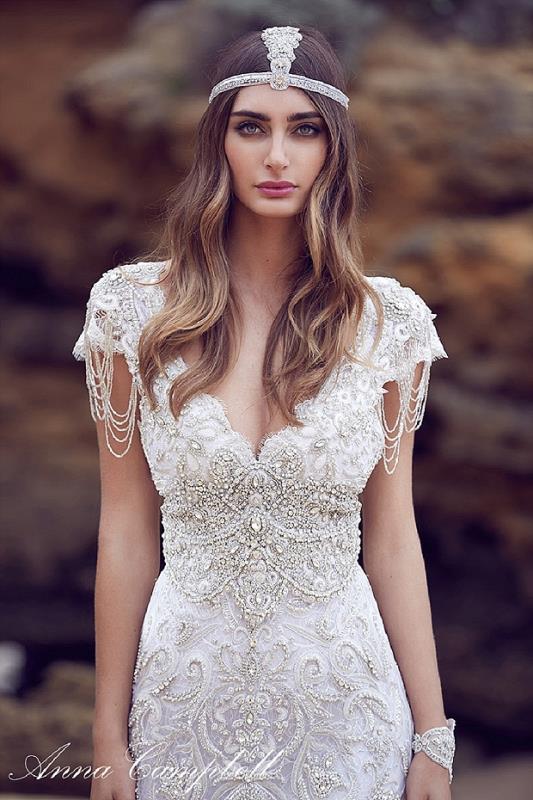 Picture Of glamorous spirit 2016 wedding dresses collection by anna campbell  17