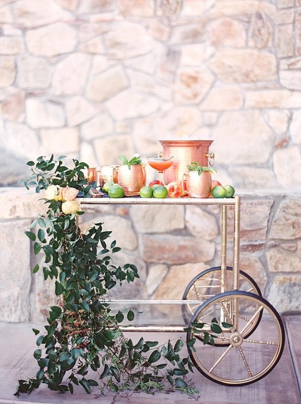 Gorgeous copper and coral outdoor wedding inspiration  12