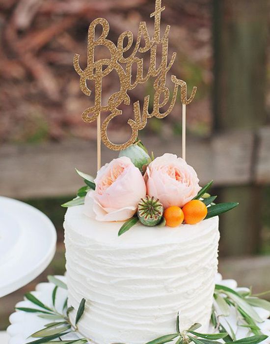 Gorgeous statement cake toppers youll love  16