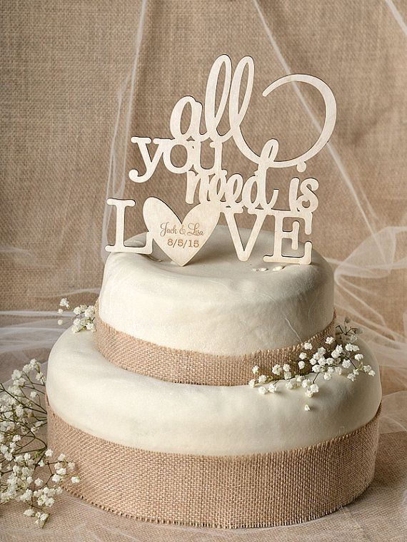 Gorgeous statement cake toppers youll love  17