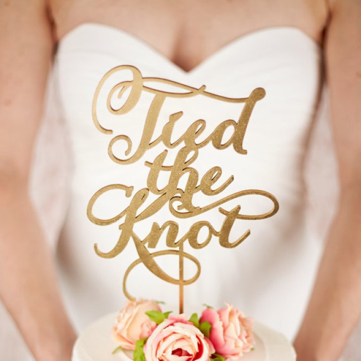 Gorgeous statement cake toppers youll love  2