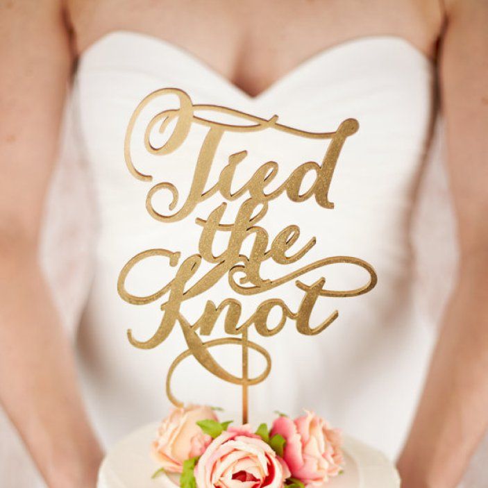 Gorgeous statement cake toppers youll love  23