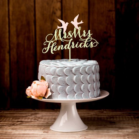 Gorgeous statement cake toppers youll love  25