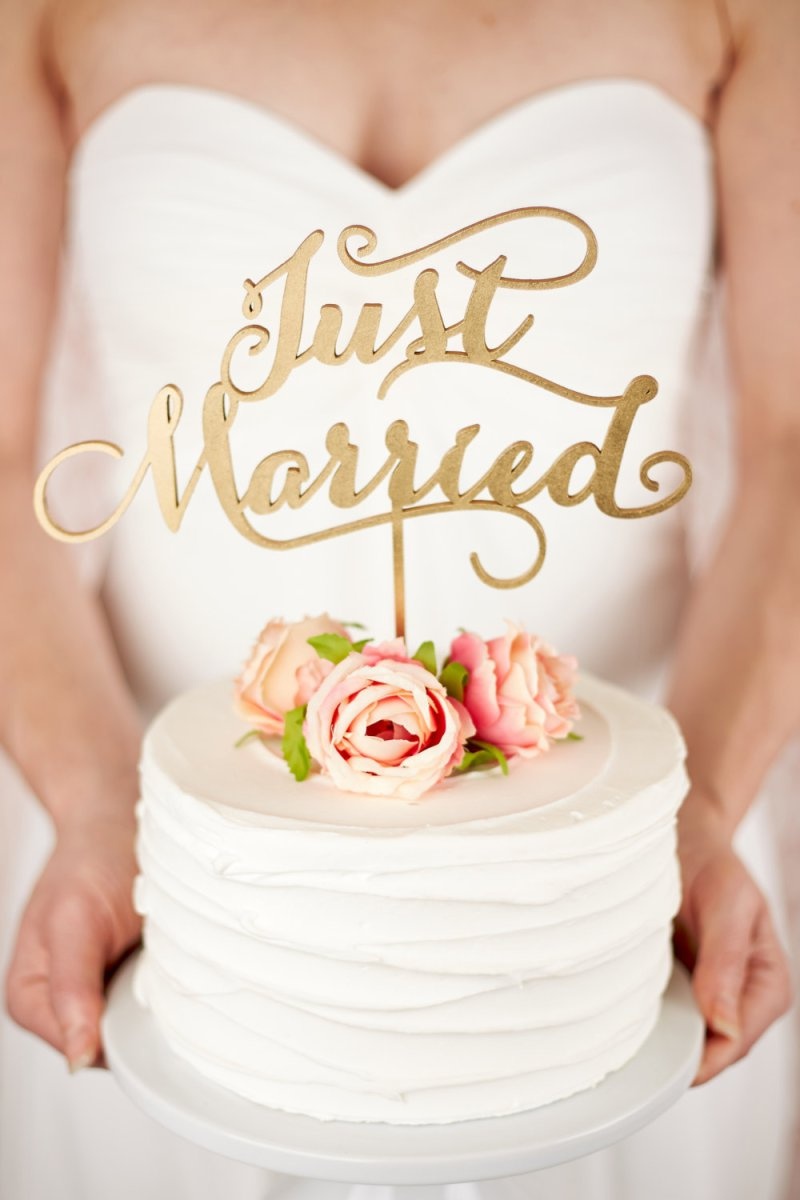 Gorgeous statement cake toppers youll love  4