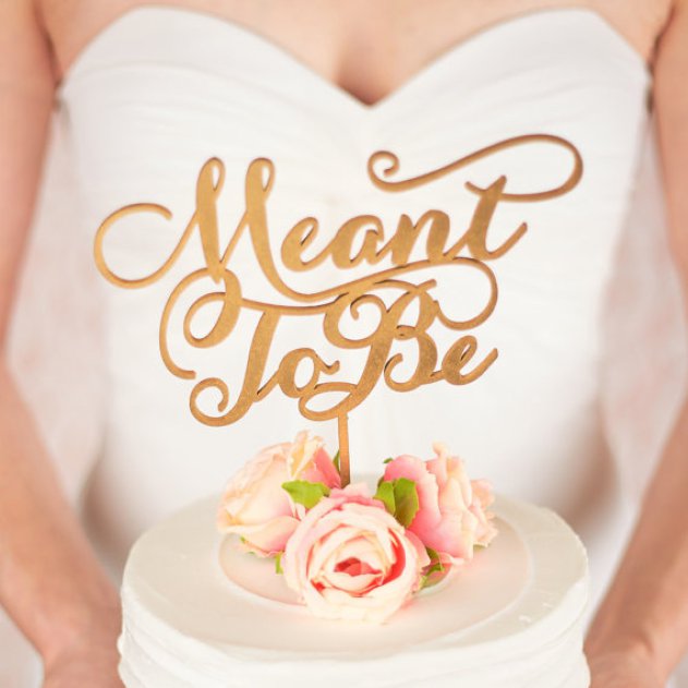 Gorgeous statement cake toppers youll love  6