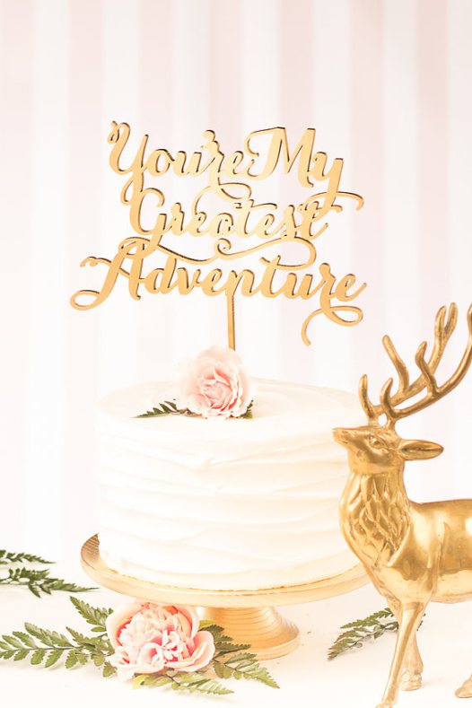 Gorgeous statement cake toppers youll love  9