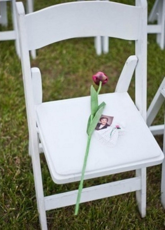 leave some seats in the ceremony space for those who you love and wanted to be present here and add flowers