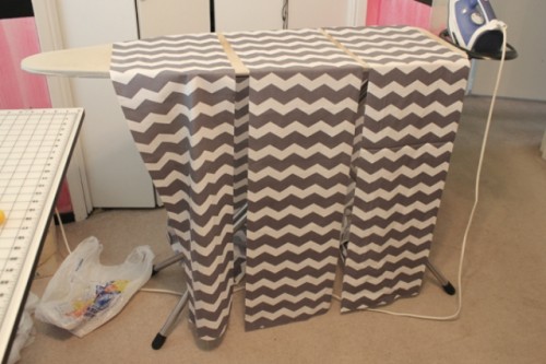 How To Make A Chevron Wedding Table Runner