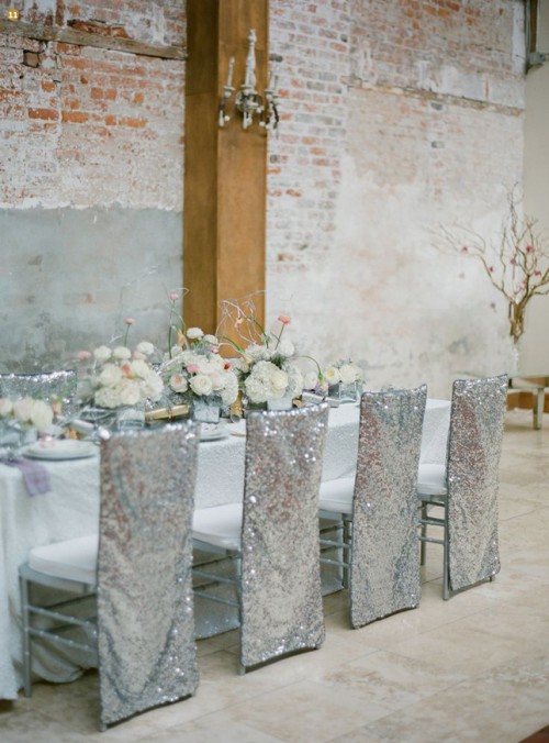 How To Use Sequins In Your Wedding Decor Ideas