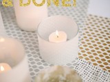 Incredibly Easy And Pretty Diy Vellum Candle Centerpiece