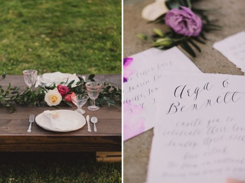 Intimate And Romantic Early Autumn Wedding Inspiration
