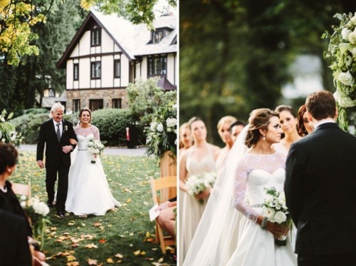 Intimate And Sweet Rustic Inspired Pennsylvania Backyard Wedding