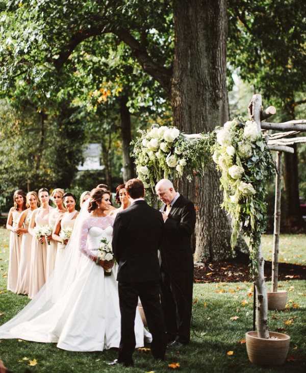 Picture Of intimate and sweet rustic inspired pennsylvania backyard wedding  14