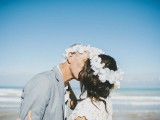 Intimate Beach Ceremony Of An Australian Couple In France