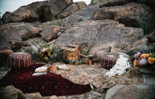 Intimate Bohemian Desert Fall Wedding Inspiration