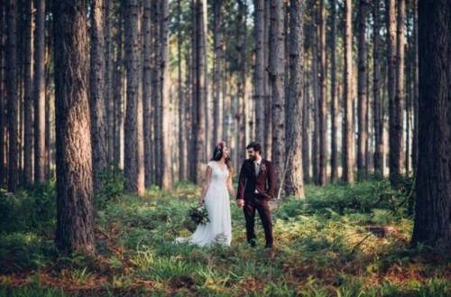 Intimate Bohemian Woodland Wedding Inspiration