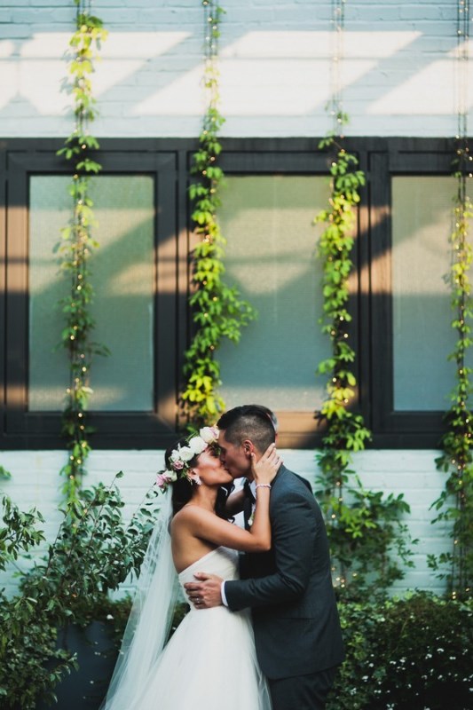 Picture Of intimate modern industrial wedding in brooklyn  17