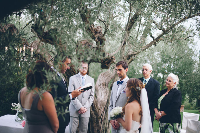 Intimate tuscan villa destination wedding under olive trees  17