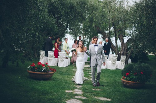 Intimate Tuscan Villa Destination Wedding Under Olive Trees